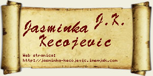 Jasminka Kecojević vizit kartica
